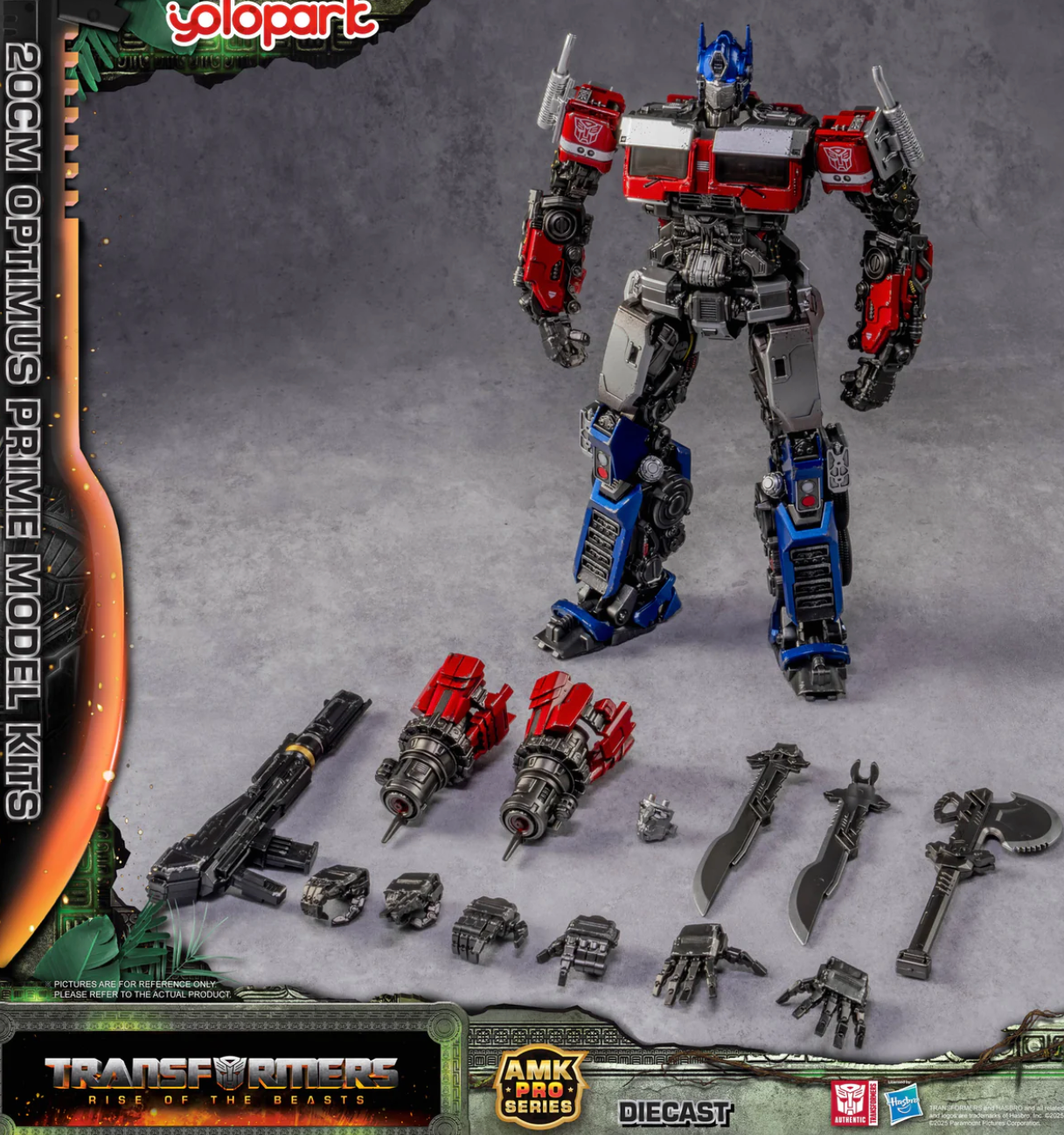 Transformers: Rise of the Beasts - 20cm Optimus Prime Model Kit - AMK PRO Series