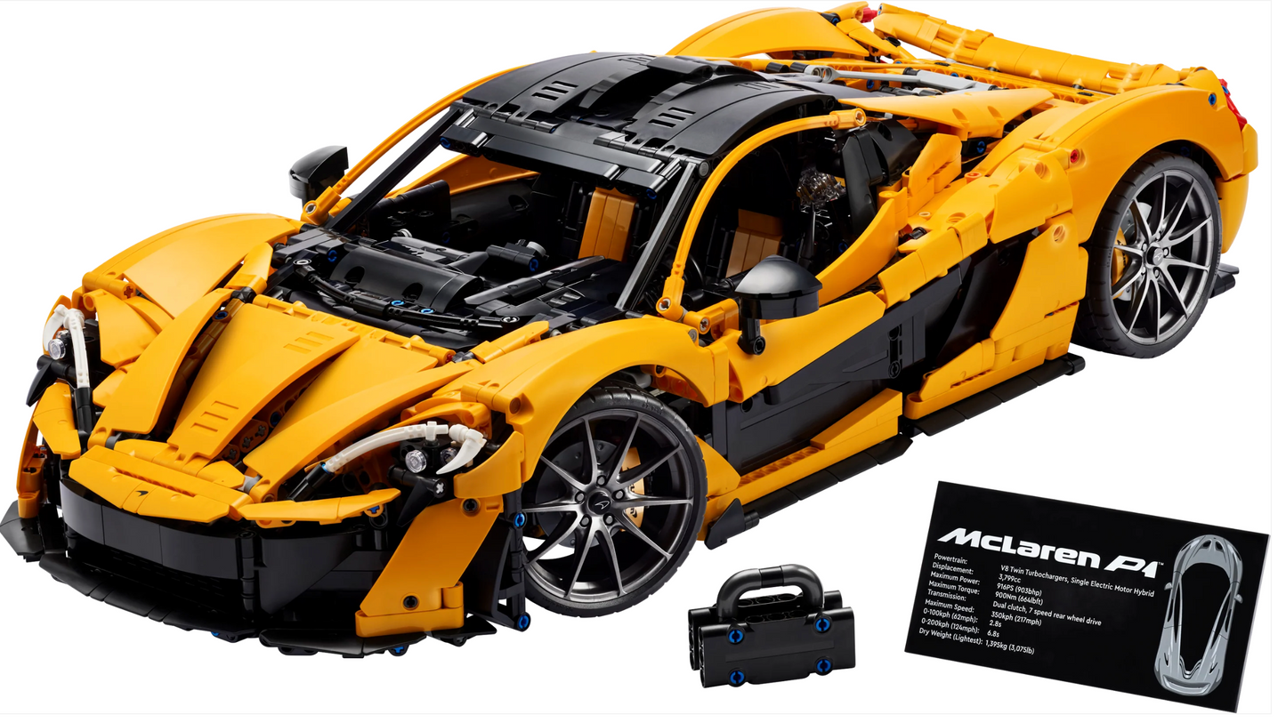 Mclaren p1 sports car building blocks 1:1 Replica