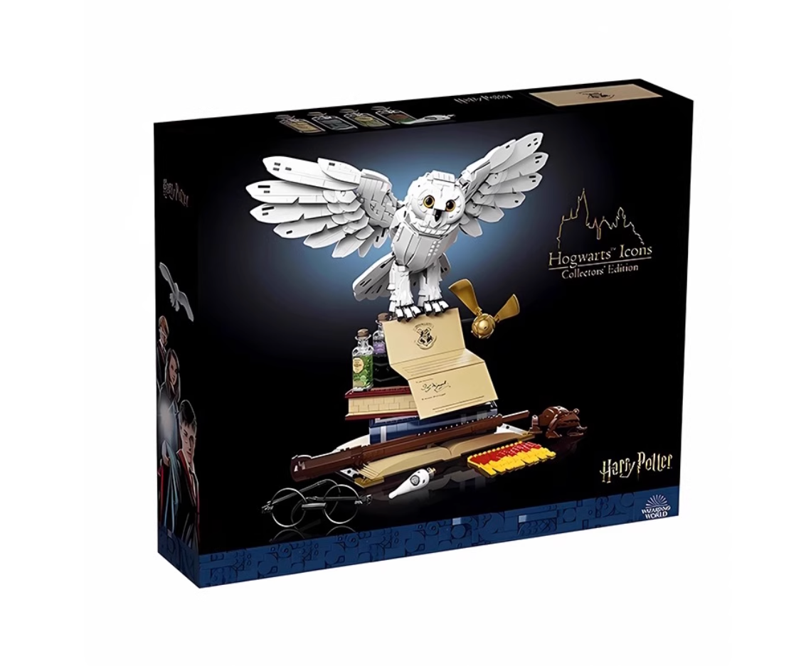 76391 1:1 lego toy harry potter hedwig owl 3010 pieces