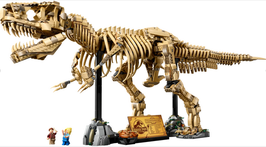 76968 1:1 lego Building block dinosaur fossil tyrannosaurus rex toy jurassic series