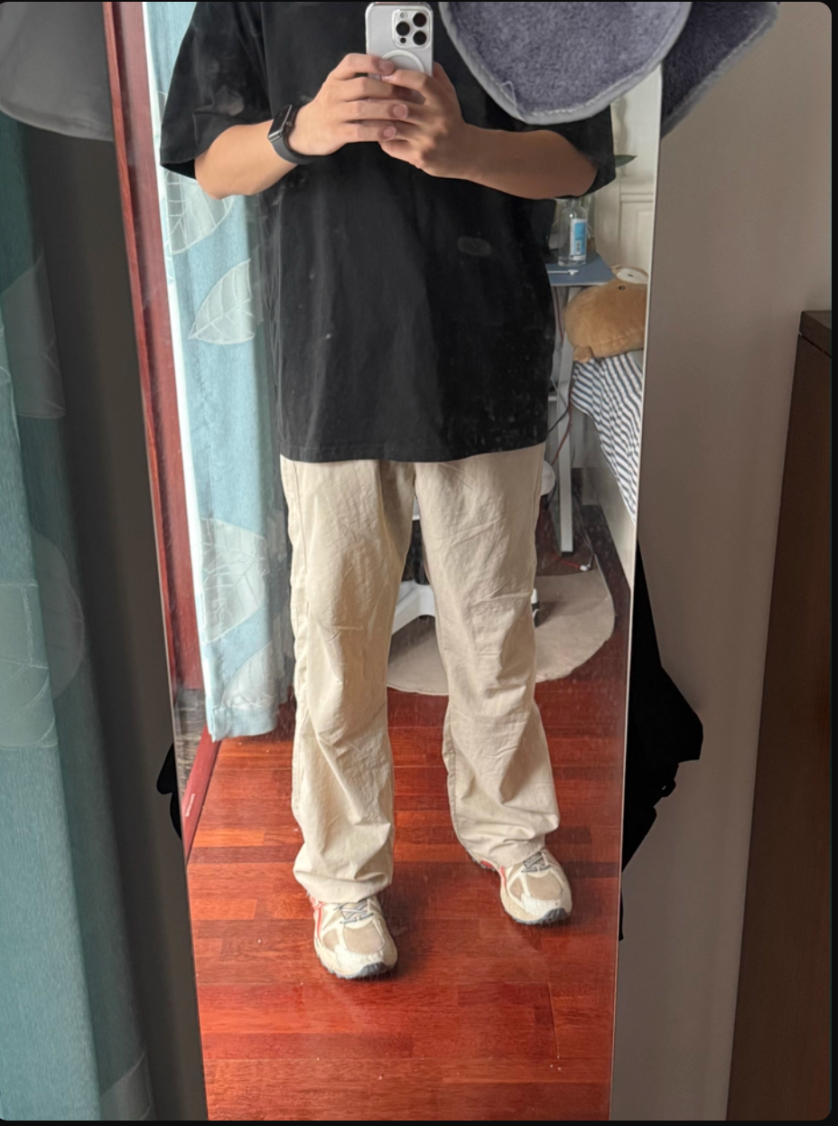 Wassup fashionable brand retro work wear outdoor hiking pants men's spring