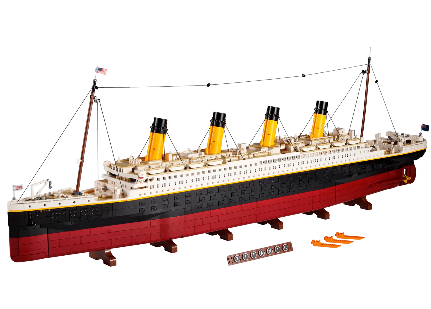 10294 lego 1:1 Building blocks titanic 9090 capsules normal capsules 1.35m