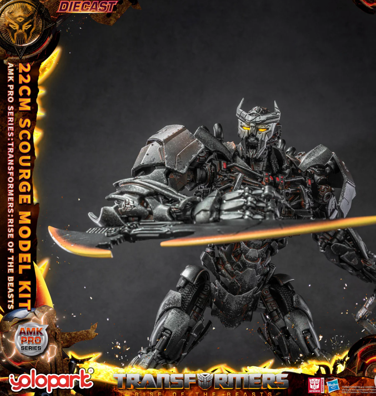 Transformers: Rise of the Beasts - 22cm Scourge Model Kit - AMK PRO Series