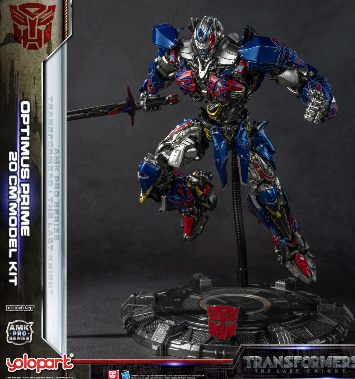 Transformers The Last Knight - 20cm Optimus Prime Model Kit - AMK PRO Series