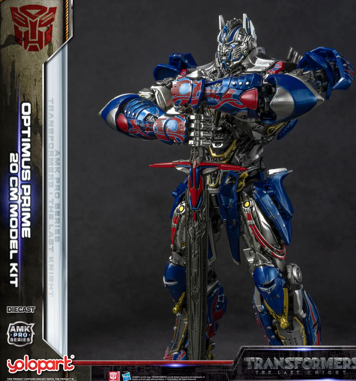 Transformers The Last Knight - 20cm Optimus Prime Model Kit - AMK PRO Series