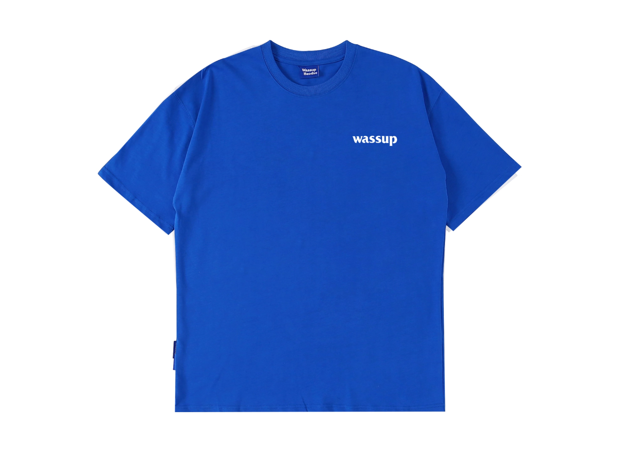 Wassupletter short-sleeved t-shirt men's fashionable