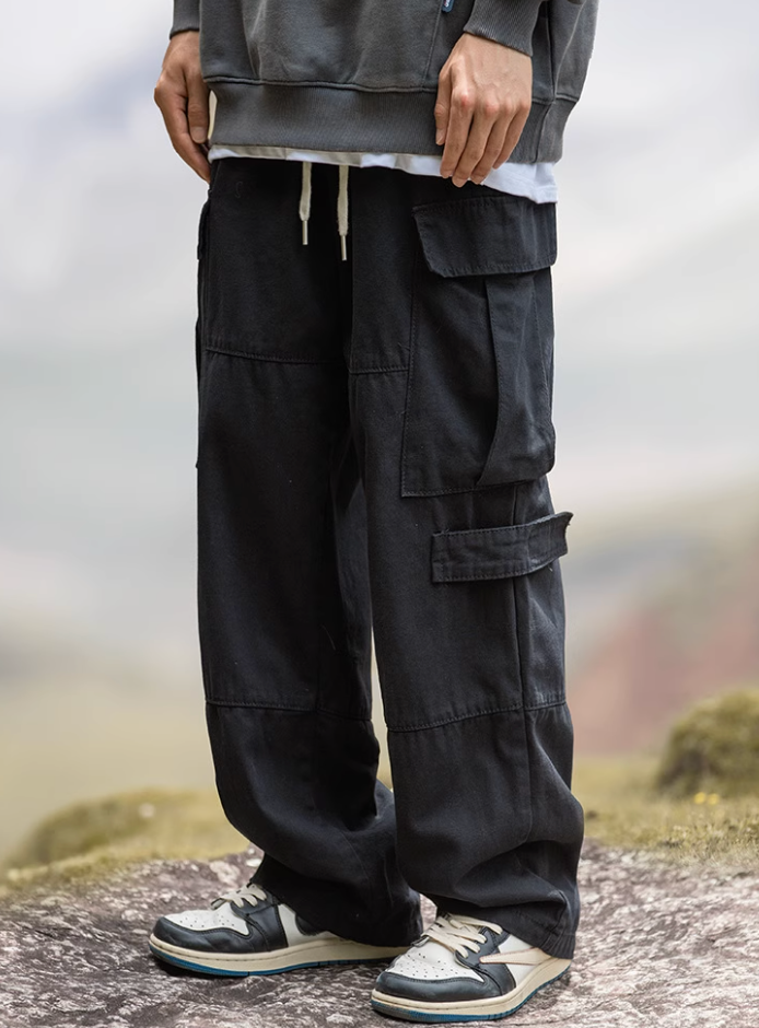 Wassup retro loose pants men's loose