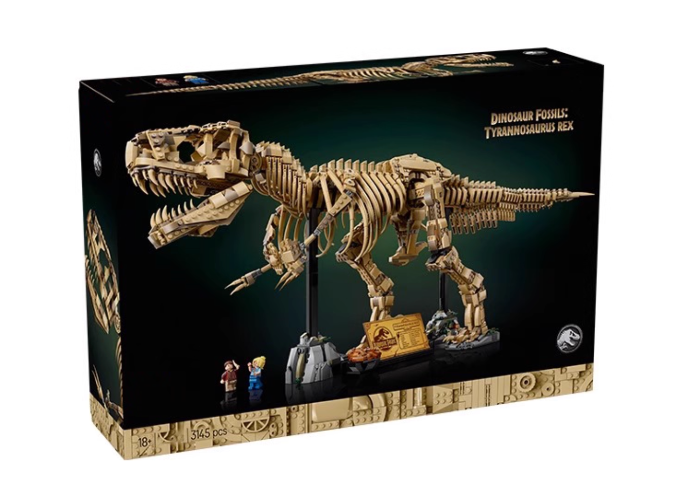 76968 1:1 lego Building block dinosaur fossil tyrannosaurus rex toy jurassic series
