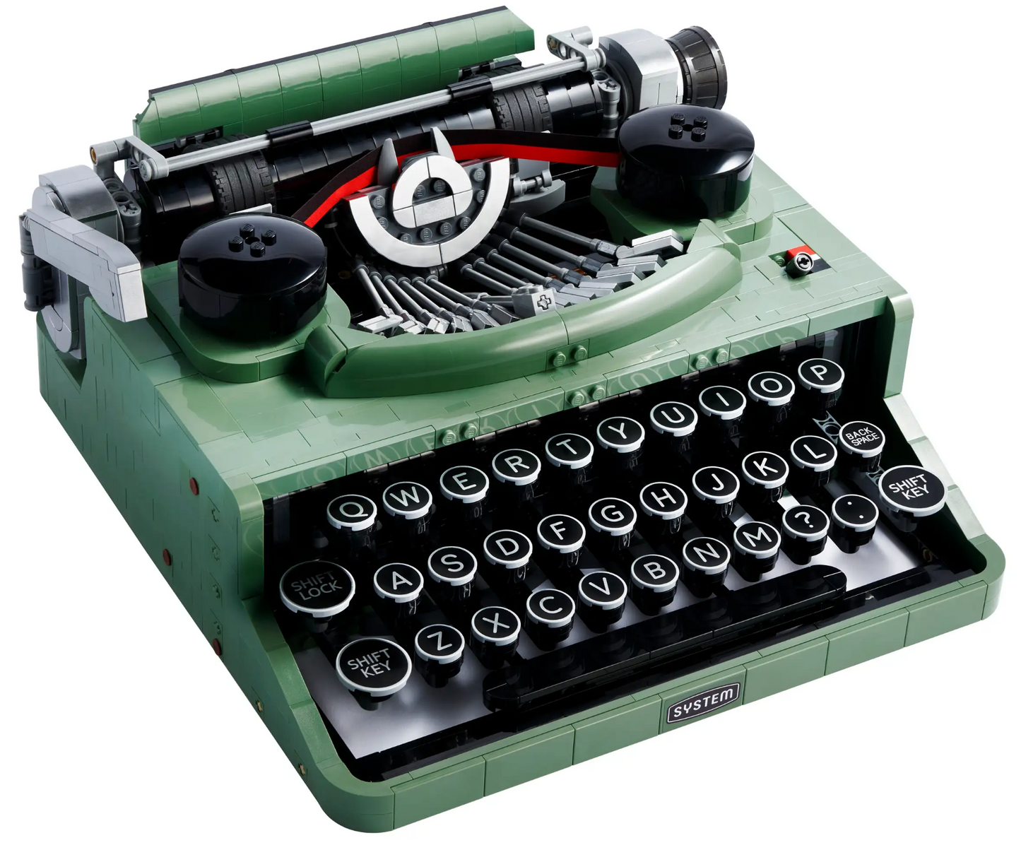 21327 1:1 lego Retro typewriter model creative series building blocks