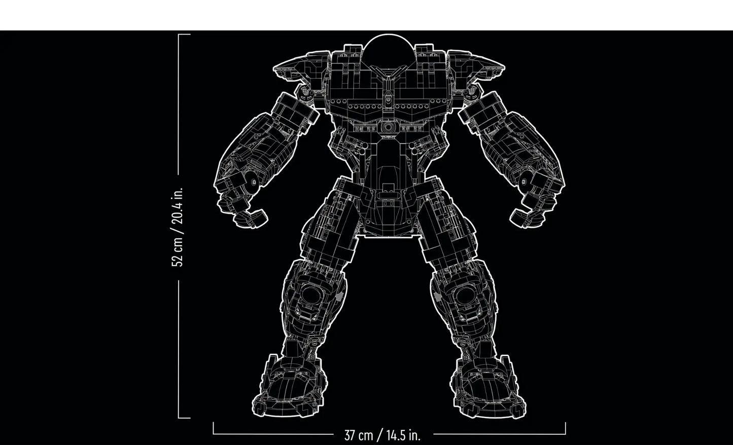 76210 lego 1:1 replica Building block hulkbuster armor marvel iron man avengers