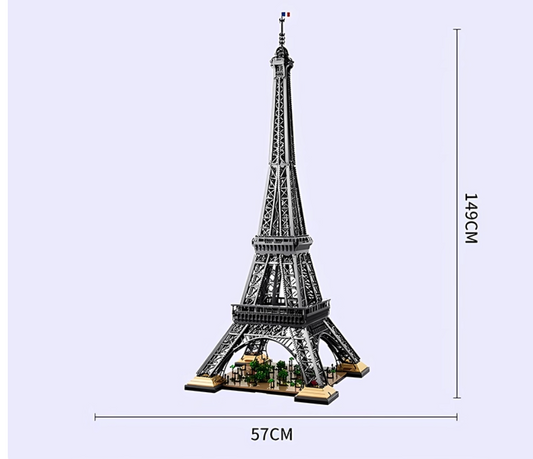 10307 lego 1:1 replica Building blocks france paris eiffel tower world architecture model