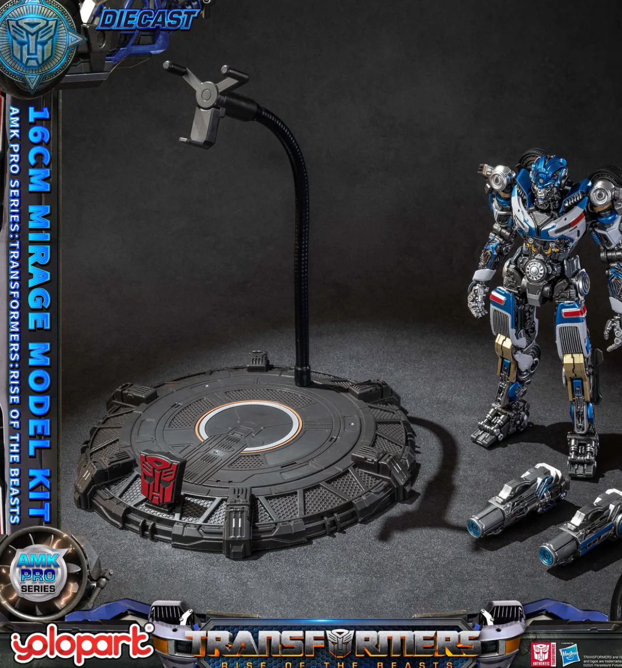 Zoom Transformers: Rise of the Beasts - 16cm Mirage Model Kit - AMK PRO Series